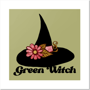 Green Witch Posters and Art